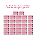 Miya Kea's Liquid Collagen Skin and Hair - 9-Months Program - 27 Boxes (270 shots)