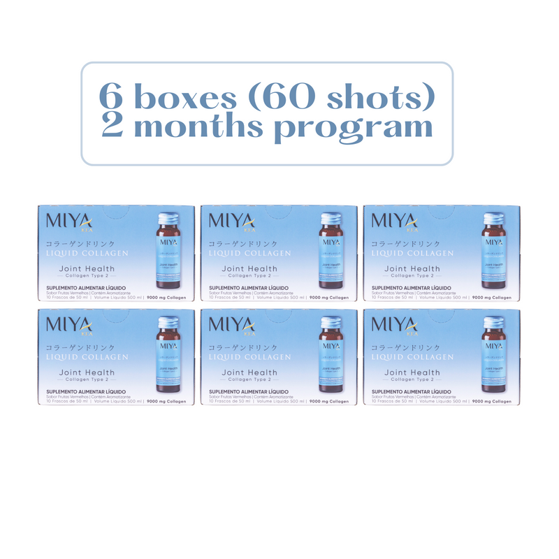 Miya Kea's Liquid Collagen Joint Health - 2-Months Program - 6 Boxes (60 shots)